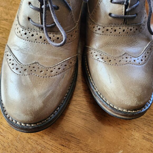 Wolverine Brown Leather Brogue Wingtip Oxford Dress Shoes Lace Up Mens Size 5 main image 15